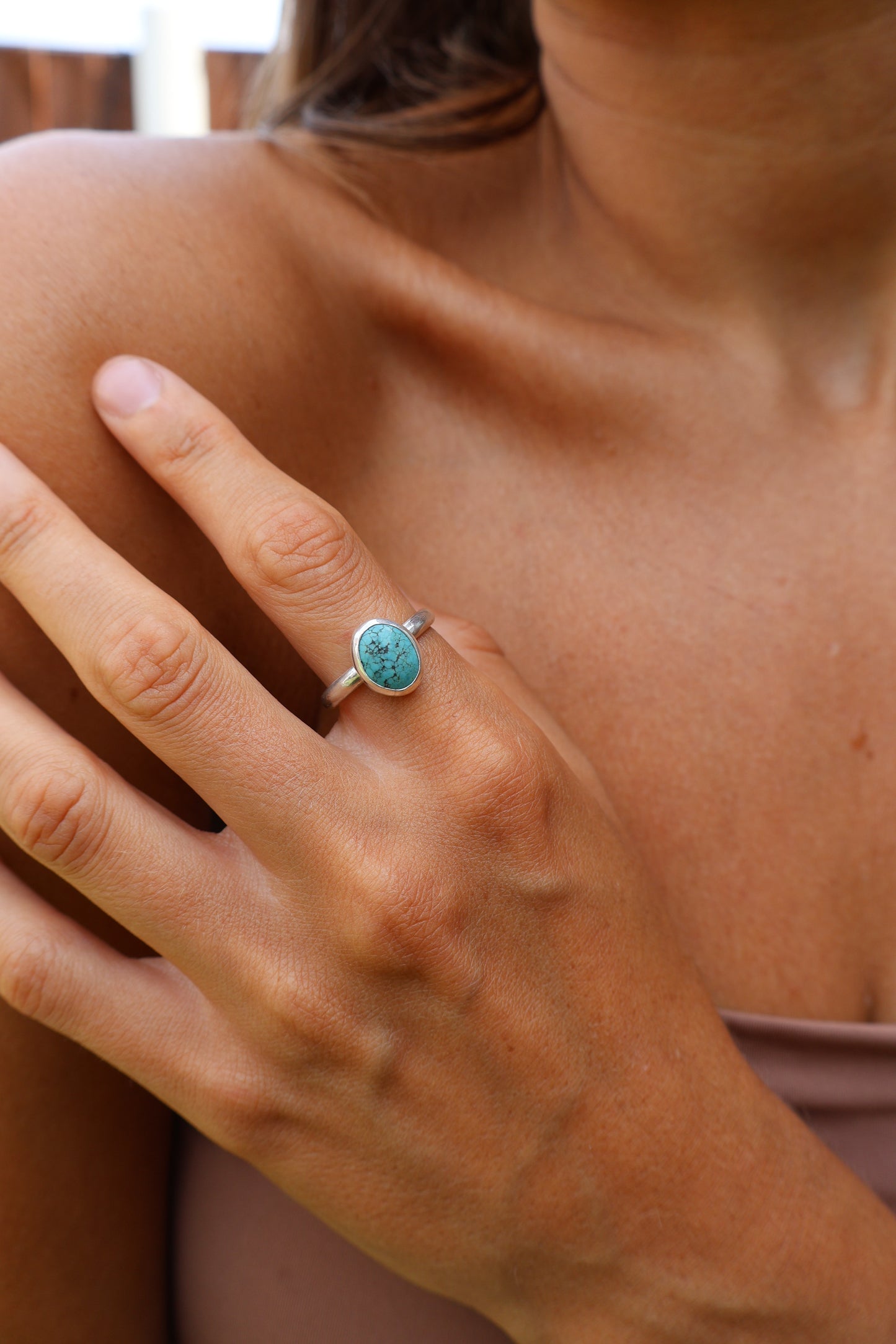 Tibetan Turquoise Sterling Silver Ring