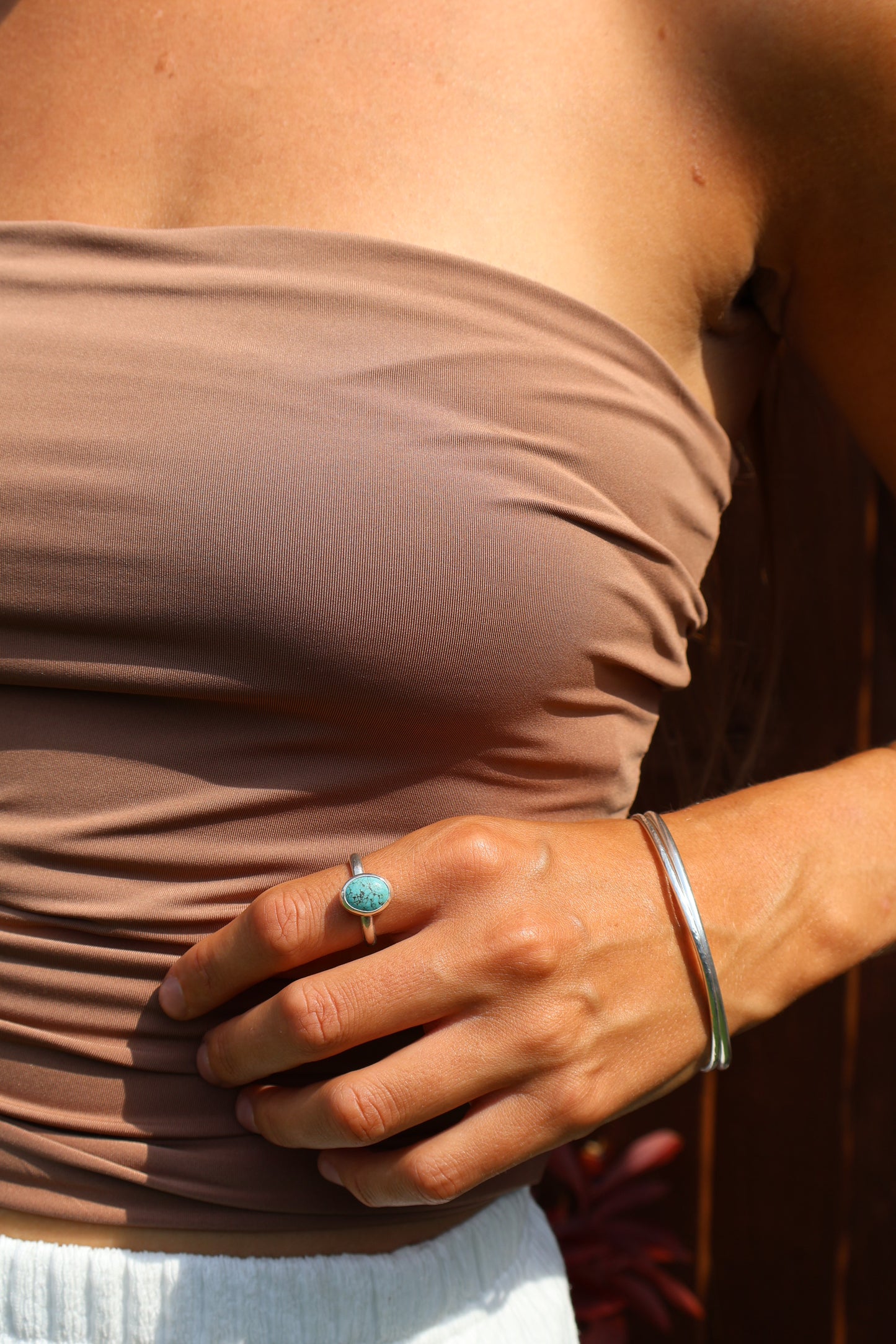 Tibetan Turquoise Sterling Silver Ring
