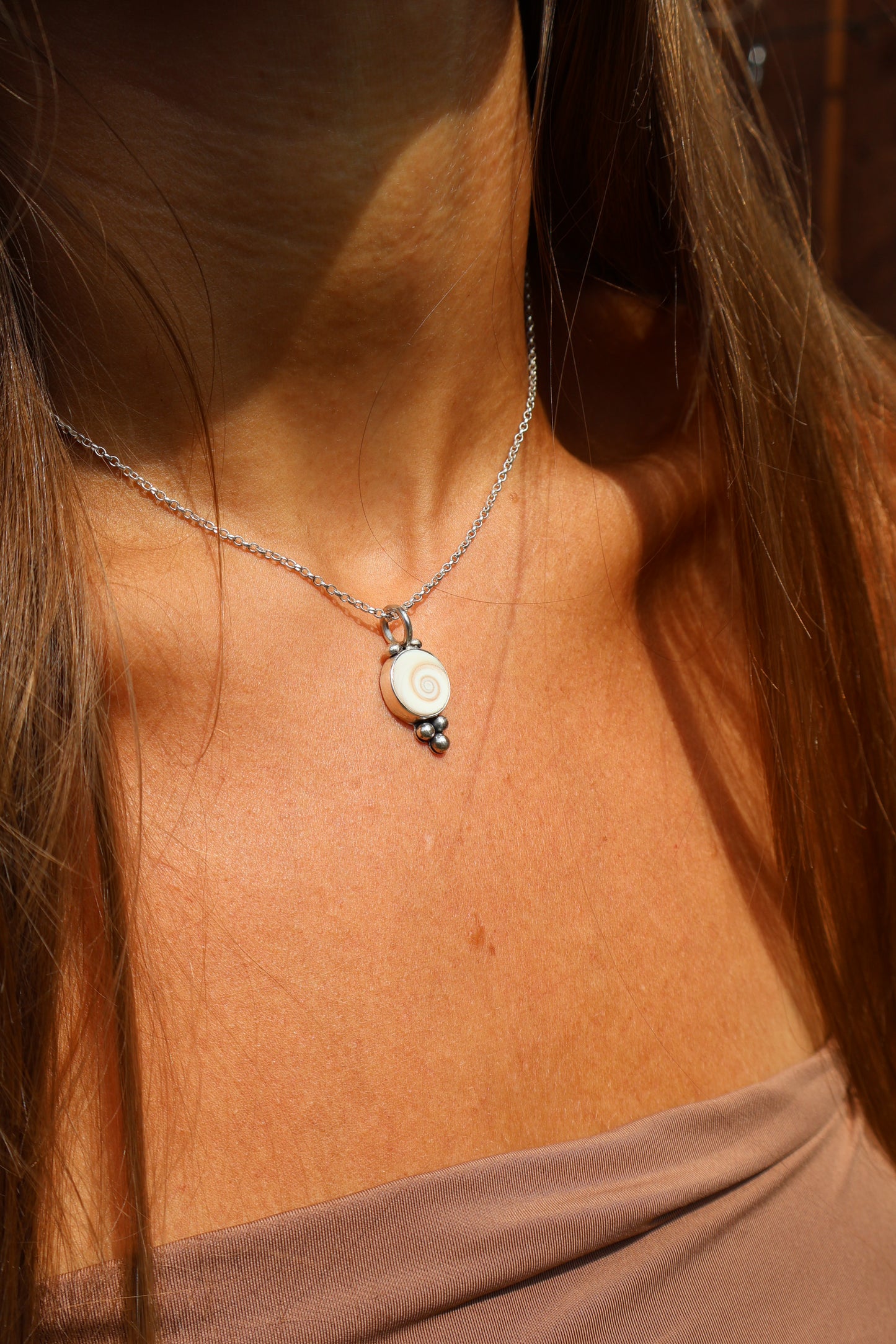 Shiva Shell Sterling Silver Pendant