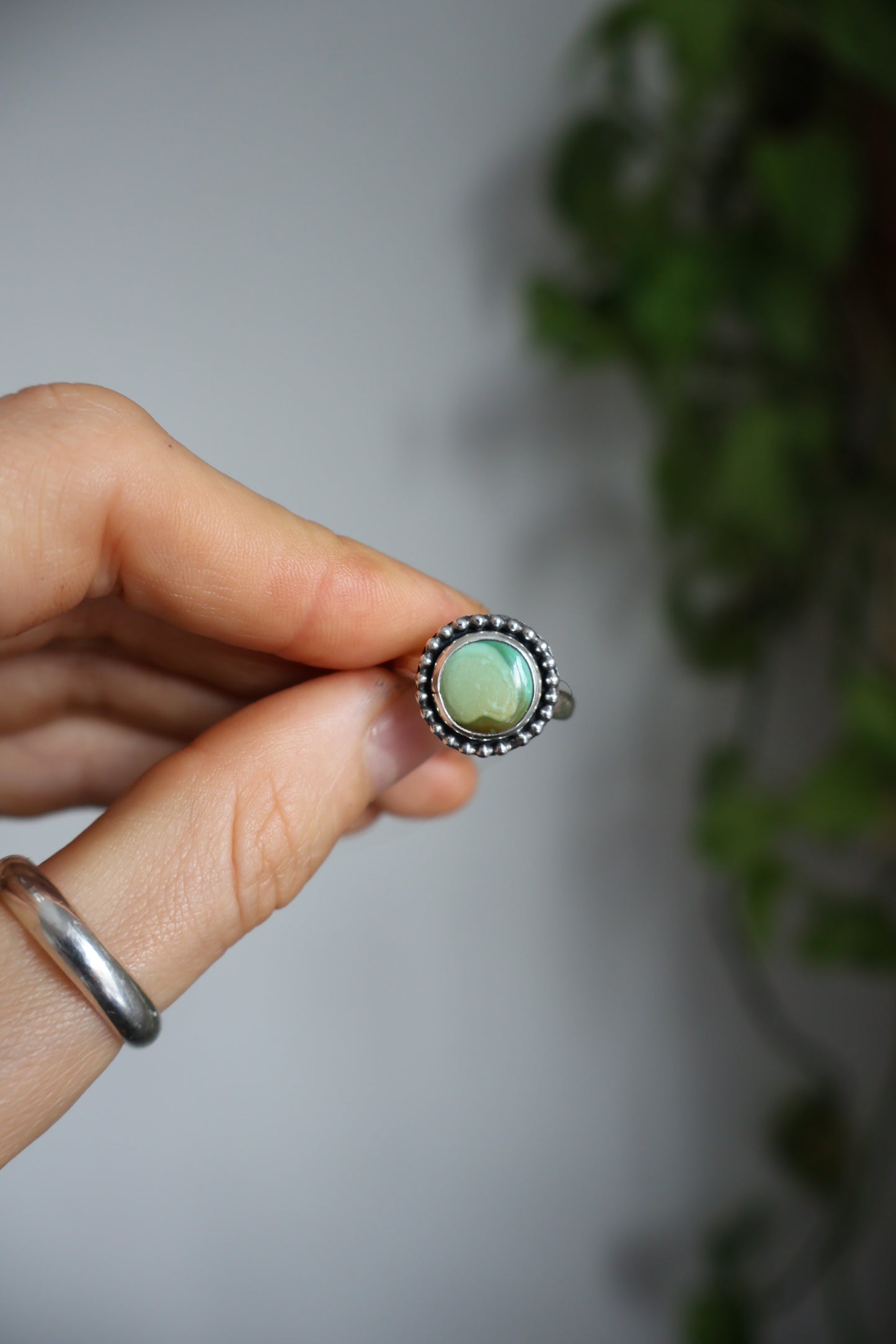 turquoise ella sterling silver ring size N