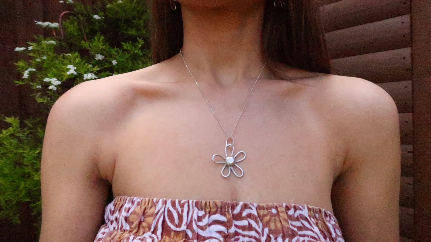 Flower Necklace Pendant