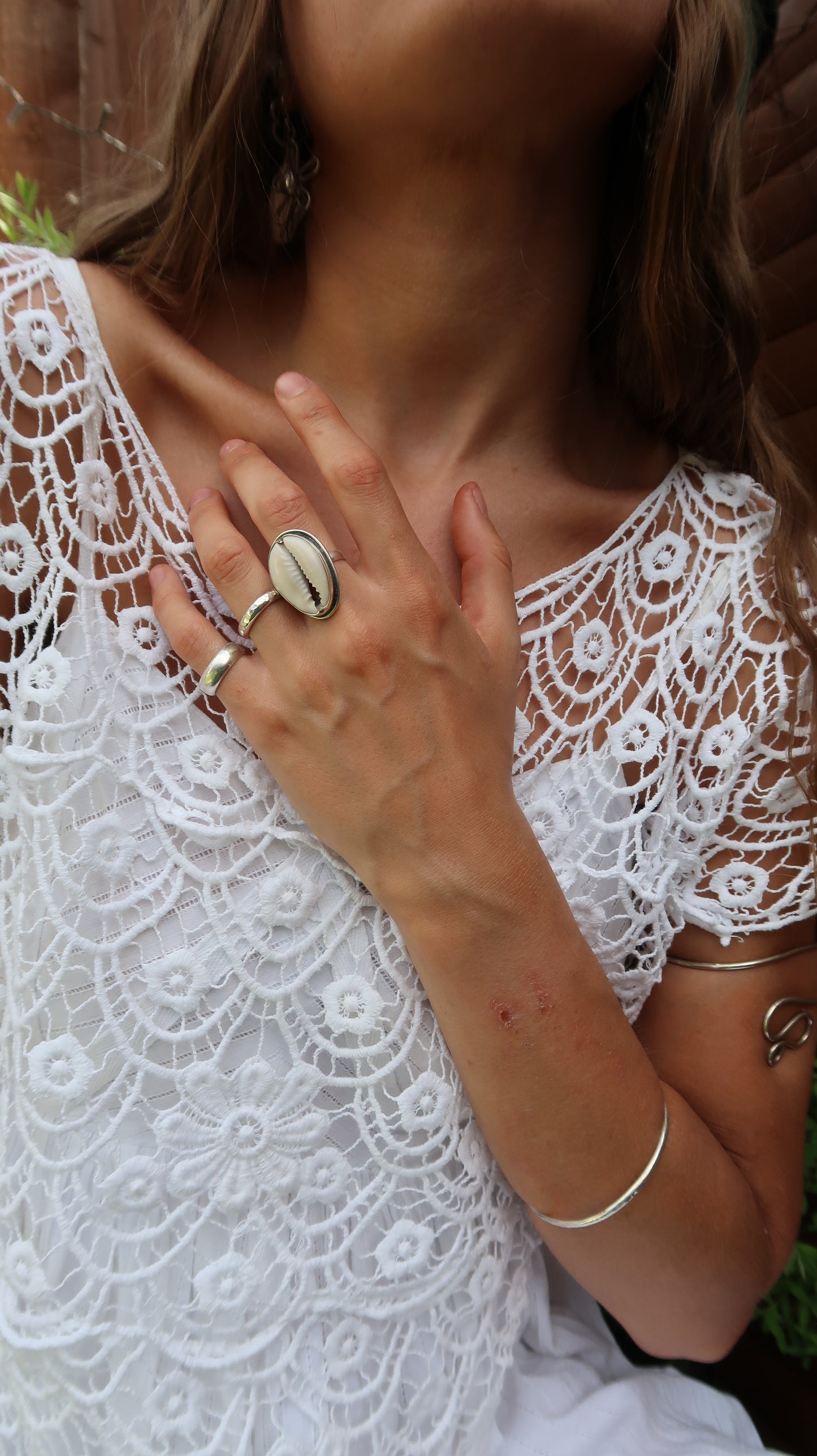 Hammered Chunky Ring