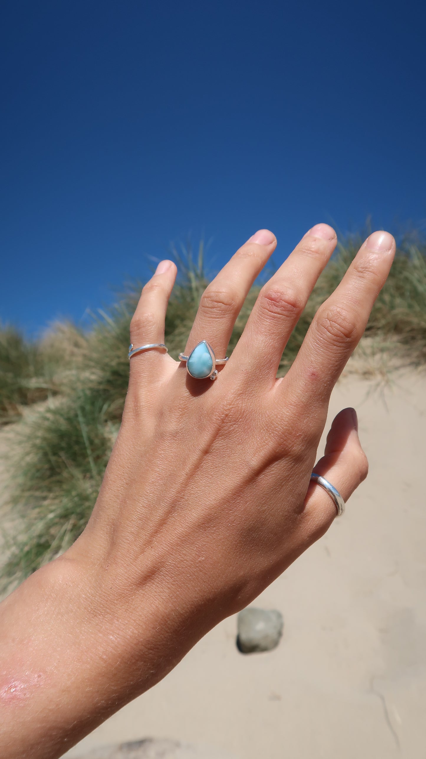 Larimar Ocean Ring