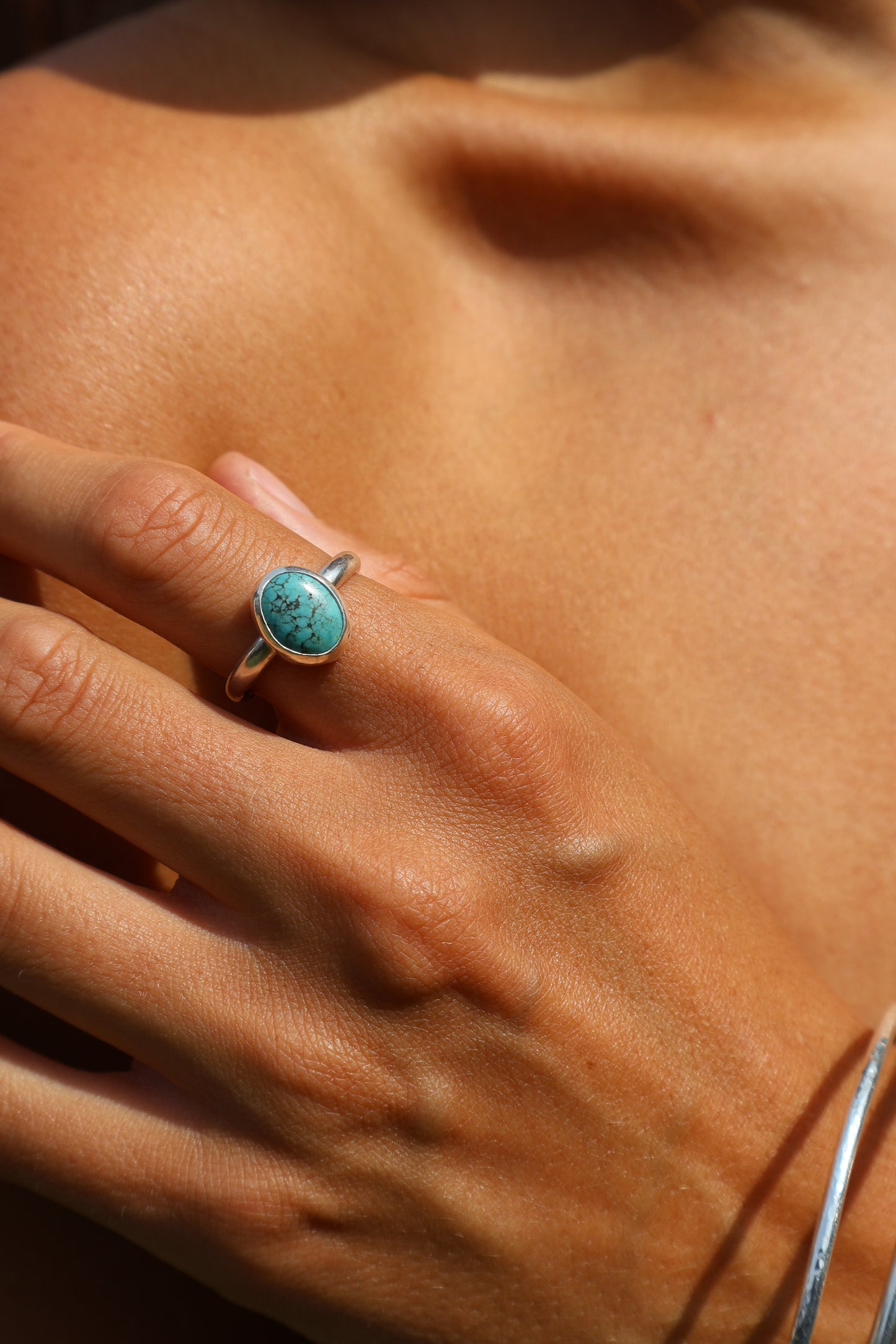 Tibetan Turquoise Sterling Silver Ring