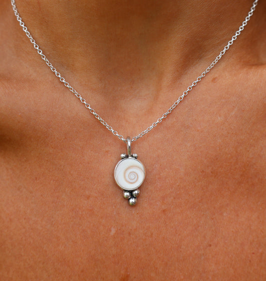 Shiva Shell Sterling Silver Pendant