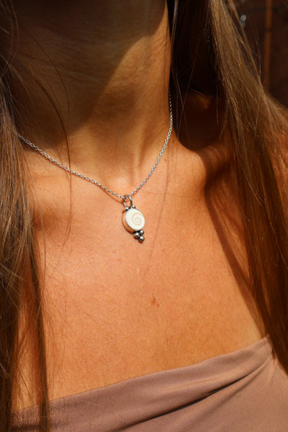 Shiva Shell Sterling Silver Pendant