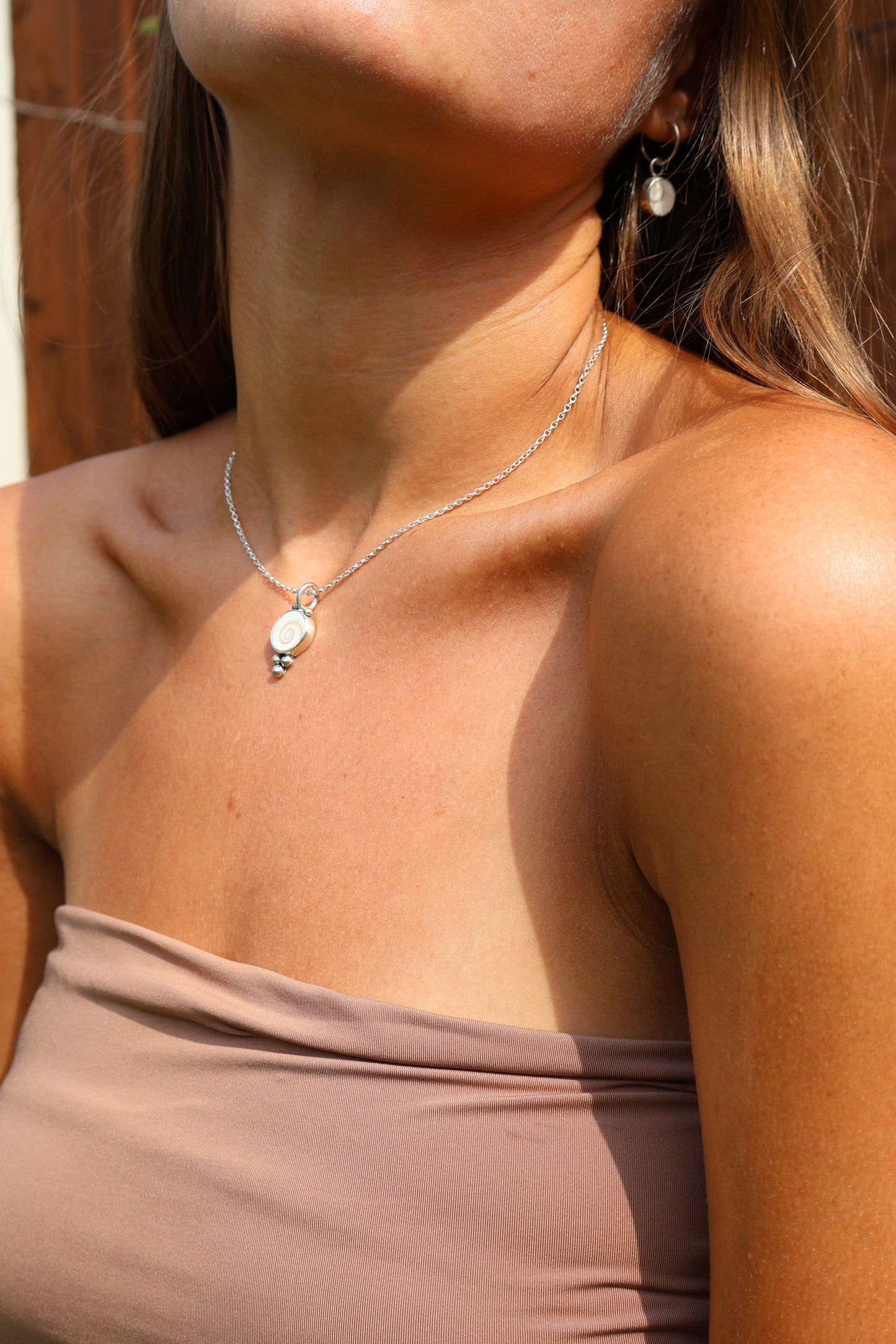 Shiva Shell Sterling Silver Pendant