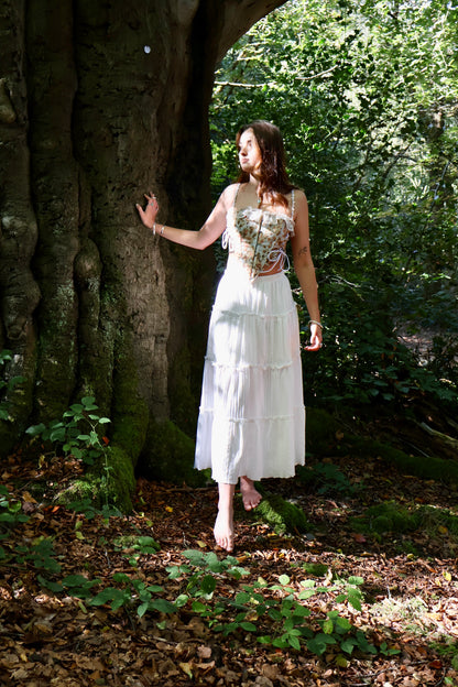 sunrise sterling silver earthy pendant