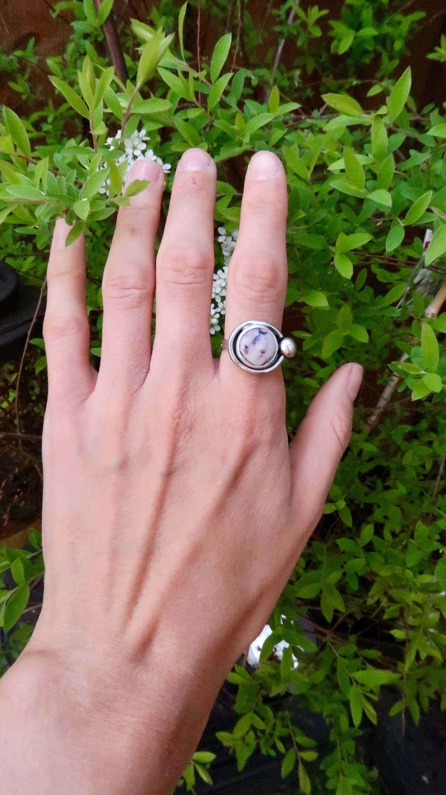 Fox Glove Double Band Ring
