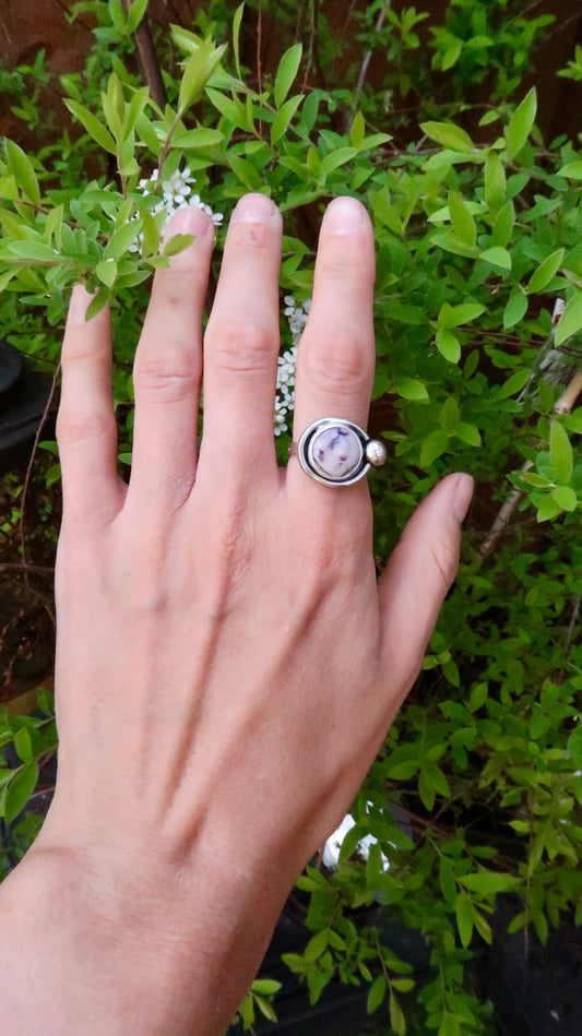 Fox Glove Double Band Ring
