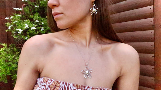 Flower Necklace Pendant