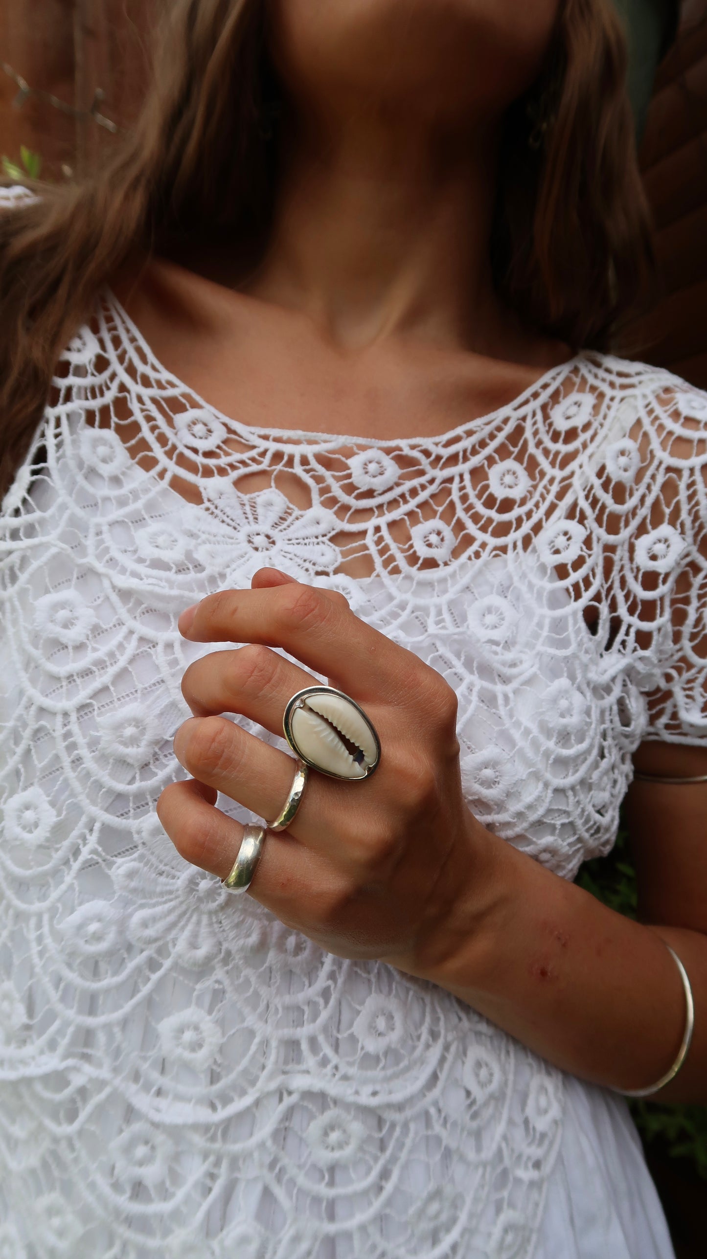 Hammered Chunky Ring