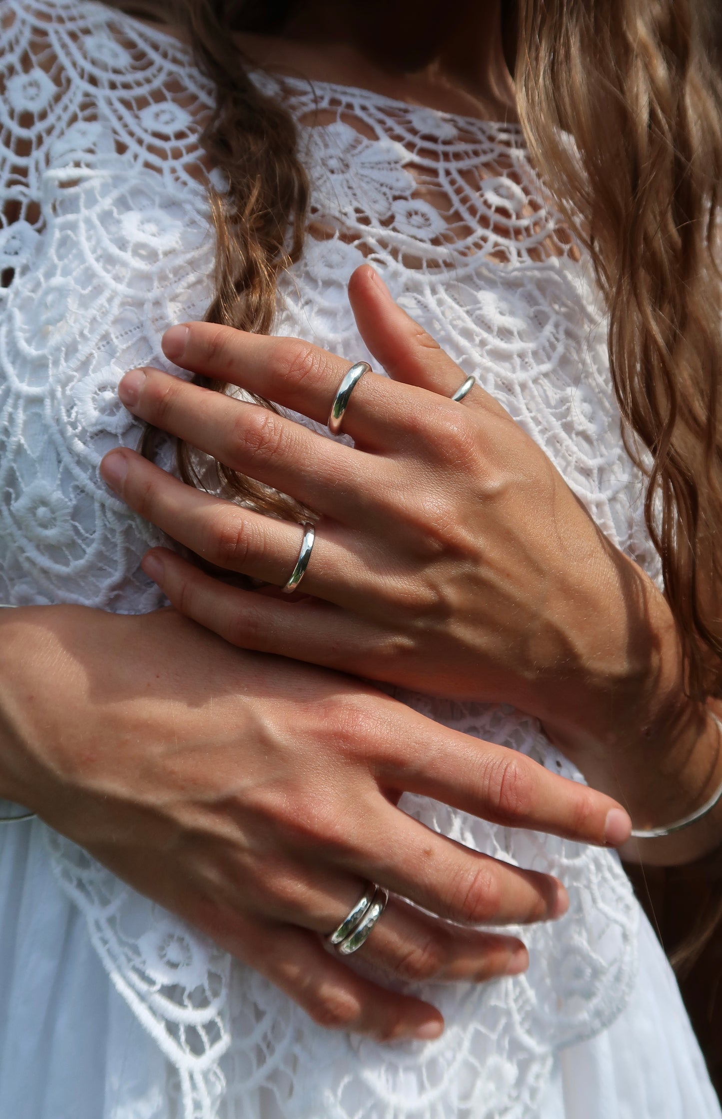 Hammered Chunky Ring