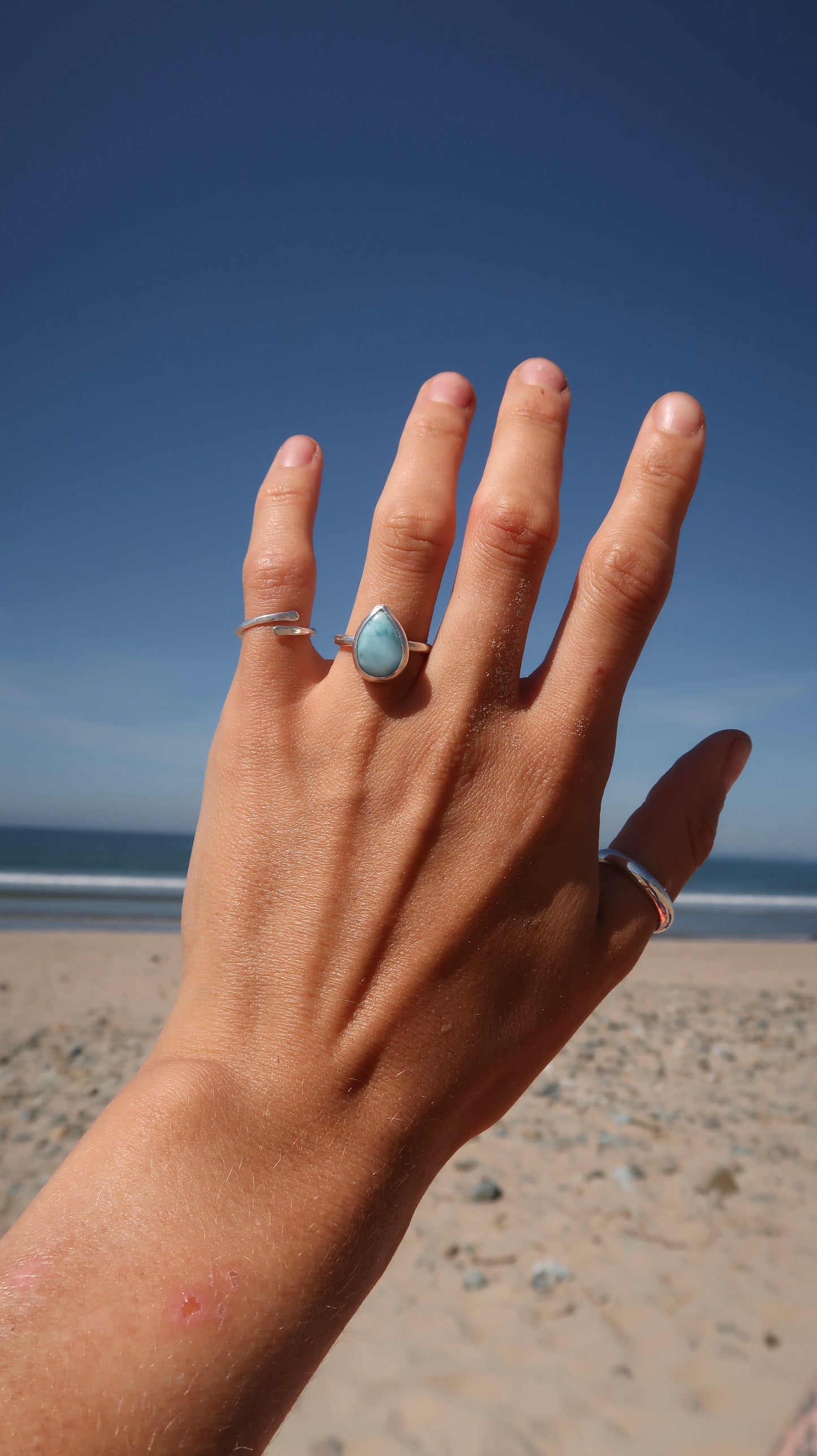 Larimar Ring