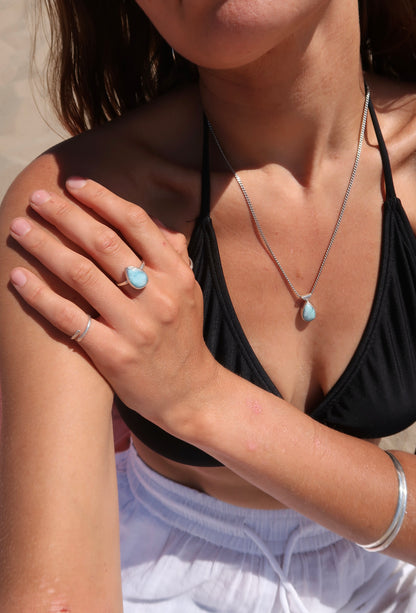 Larimar Ring