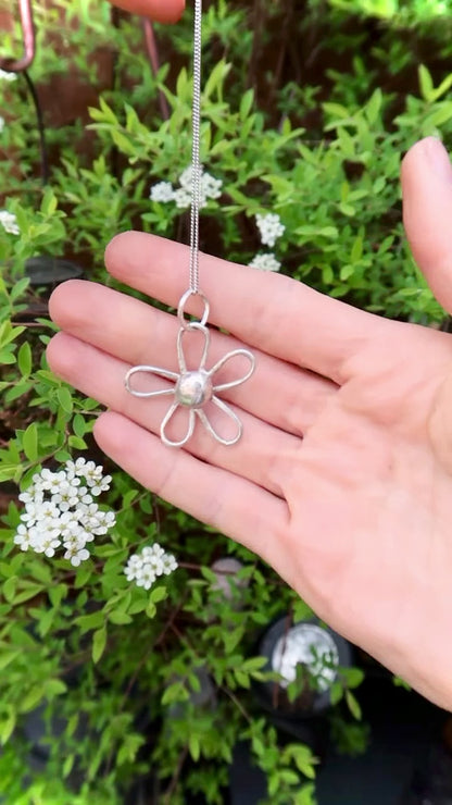 Flower Necklace Pendant